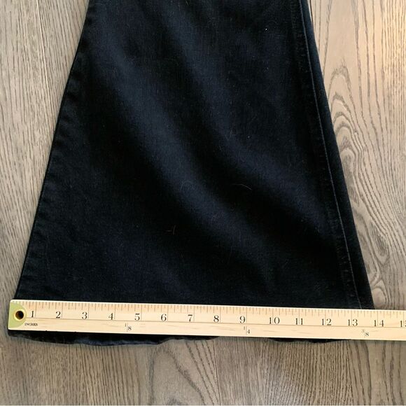 FOREVER 21 Flair Jeans Women Medium Black Stretch Elastic Waist Pull on Boho. - Picture 15 of 15